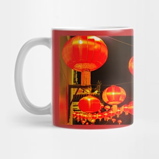 Copy of Red lantern street lights for Chinese New Year 2 Mug